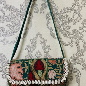 Multicolor - Kashmiri HandcraMulticolor - Kashmiri Handcrafted Green Bagfted Green Bag